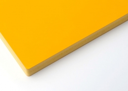 Coloured Co-extrusion PVC foam board yellow 3